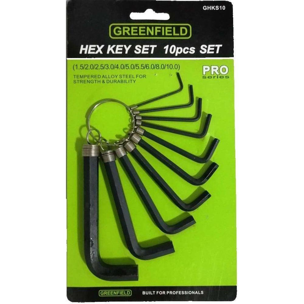 Greenfield Hex Allen Key Wrench Set | Greenfield by KHM Megatools Corp. Greenfield Hex Allen Key Wrench Set | Greenfield by KHM Megatools Corp.